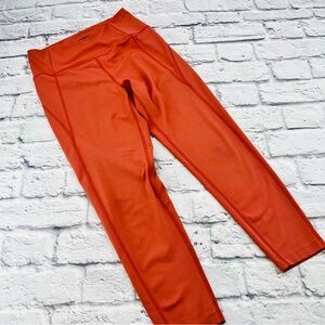 Girlfriend Collective Orange Leggings Medium Yoga Athleisure Athletic